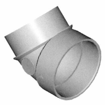 BuiltIn 45 Spigot Elbow